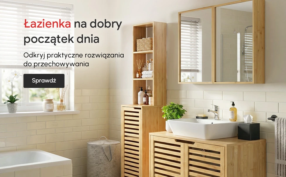 Łazienka, w której dobrze się zaczyna dzień. Odkryj funkcjonalne rozwiązania do przechowywania i organizacji codziennych potrzeb
