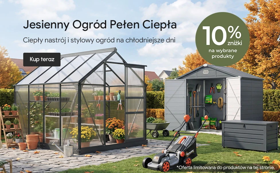 Jesienny Ogród Pełen Ciepła - Ciepły nastrój i stylowy ogród na chłodniejsze dni. 10% zniżki na wybrane produkty, Kod: OGROD10. *Oferta limitowana do produktów na tej stronie.