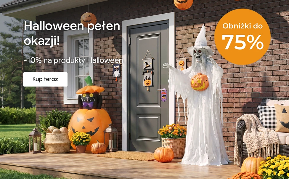 Halloween pełen okazji! -10% na produkty Halloween, KOD: HALLOWEEN & Obniżki do 75%