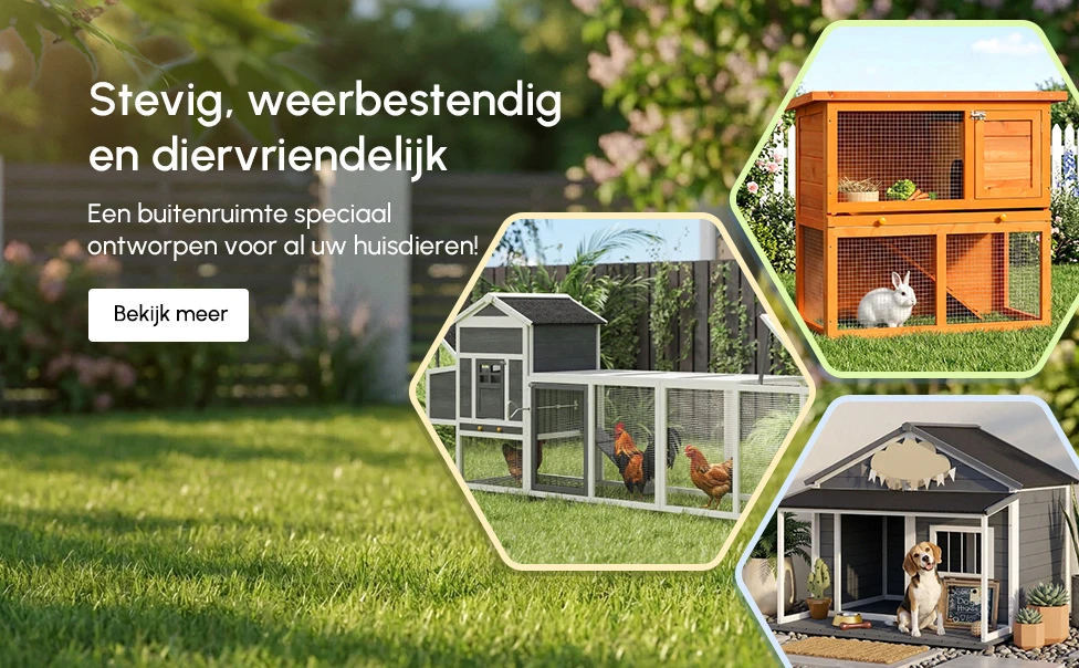 Buitenruimte voor huisdieren | Aosom.nl
