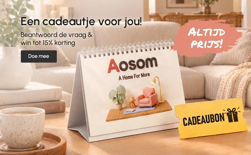 Een cadeautje voor jou! | Aosom.nl