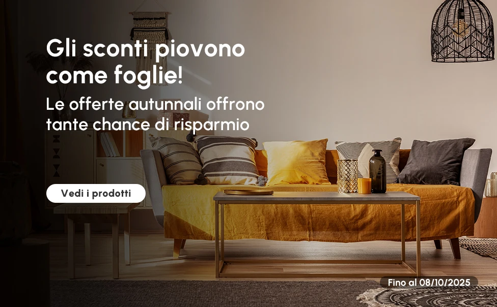 Le offerte autunnali offrono tante chance di risparmio