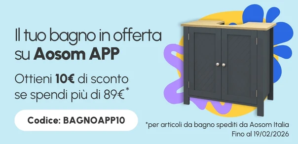 Ottieni 10€ di sconto se spendi più di 89€