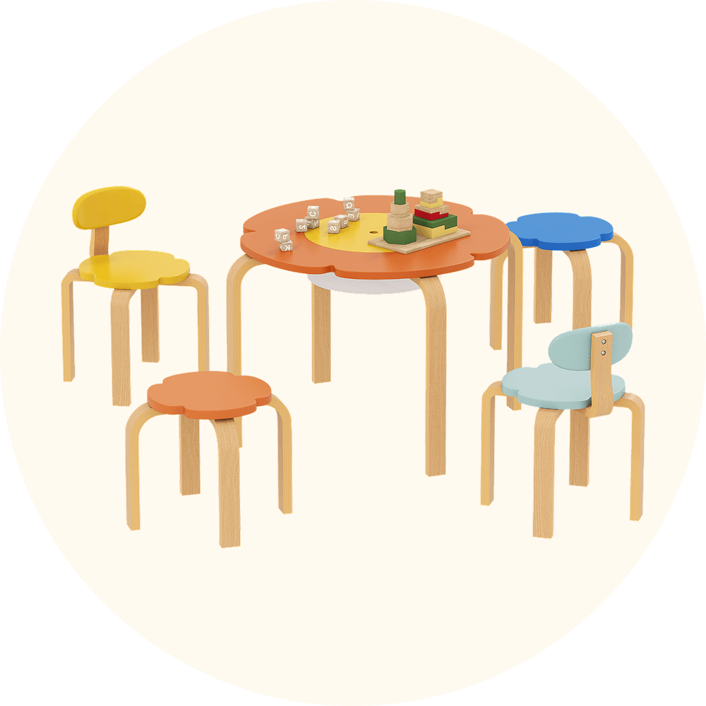 Tavolini e scrivanie per bambini