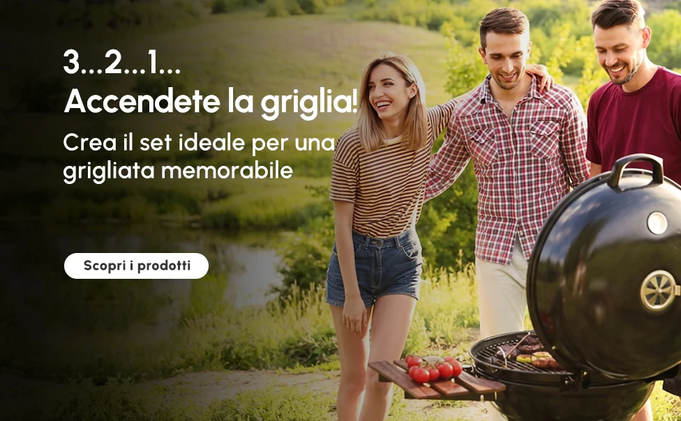 Crea il set ideale per una grigliata memorabile