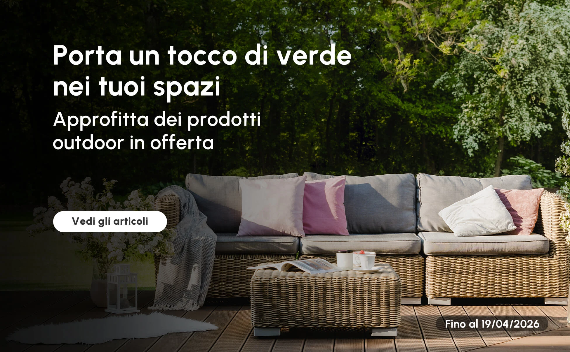 Approfitta dei prodotti outdoor in offerta
