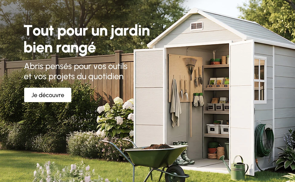 Tout pour un jardin bien rangé