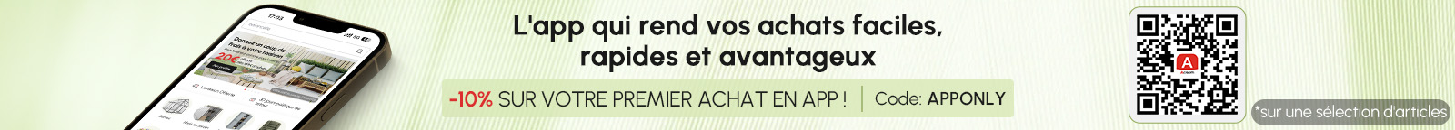 L'app qui rend vos achats faciles, rapides et avantageux