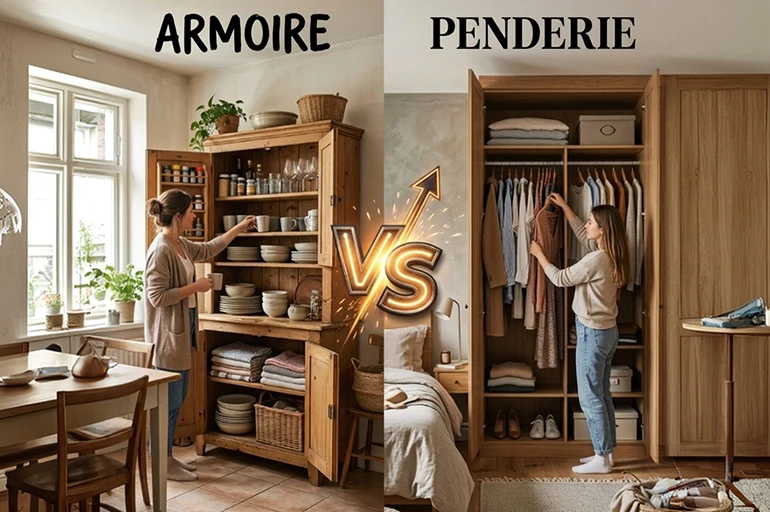 Armoire ou Penderie : Laquelle Convient Vraiment à Votre Espace