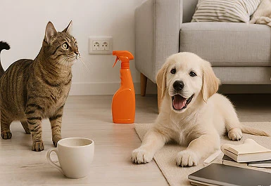 Cosas en casa que pueden ser peligrosas para tu mascota y no sabías