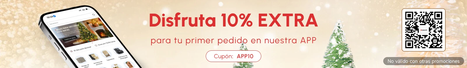 Disfruta 10% EXTRA para tu primer pedido en nuestra APP