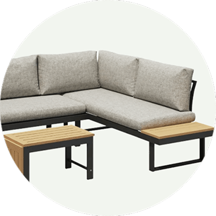 Conjuntos de Sofás de Jardín