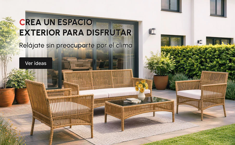 CREA UN ESPACIO EXTERIOR PARA DISFRUTAR