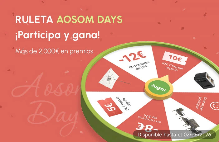 RULETA AOSOM DAYS