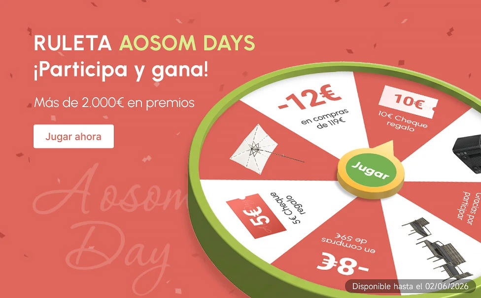 RULETA AOSOM DAYS