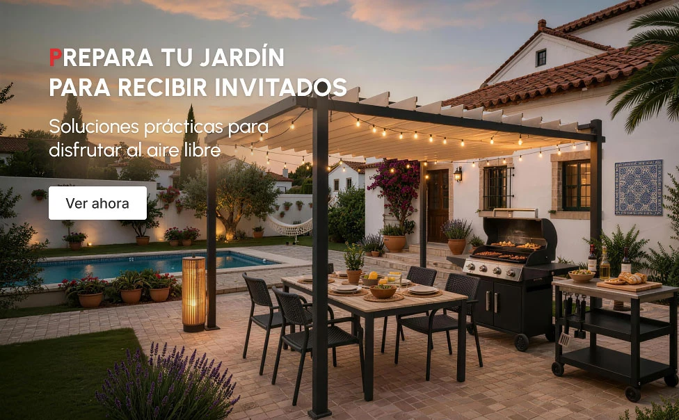 Prepara tu jardín para recibir invitados