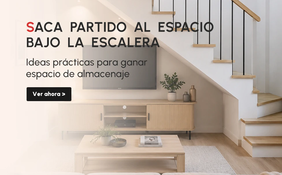 SACA PARTIDO AL ESPACIO BAJO LA ESCALERA