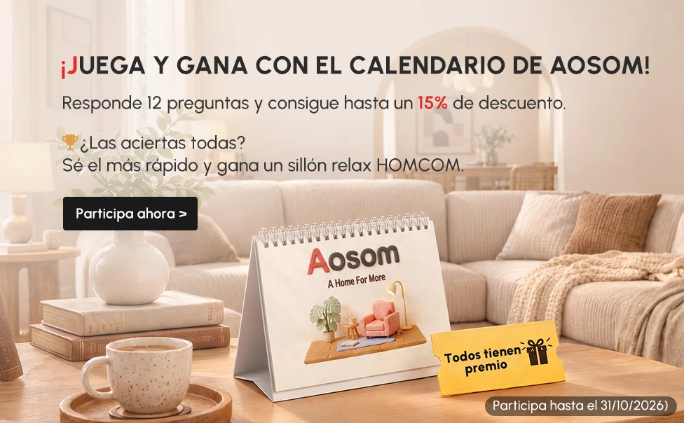 ¡JUEGA Y GANA CON EL CALENDARIO DE AOSOM!