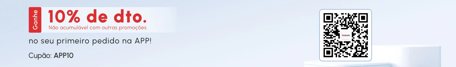Descarregue a APP e ganhe 10% de dto. no seu primeiro pedido!