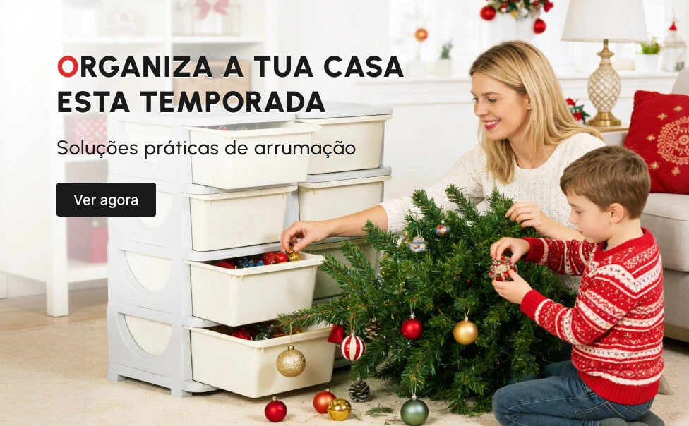 ORGANIZA A TUA CASA ESTA TEMPORADA
Soluções práticas de arrumação