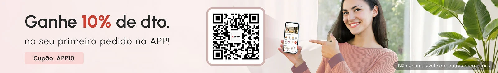 Descarregue a APP e ganhe 10% de dto. no seu primeiro pedido!