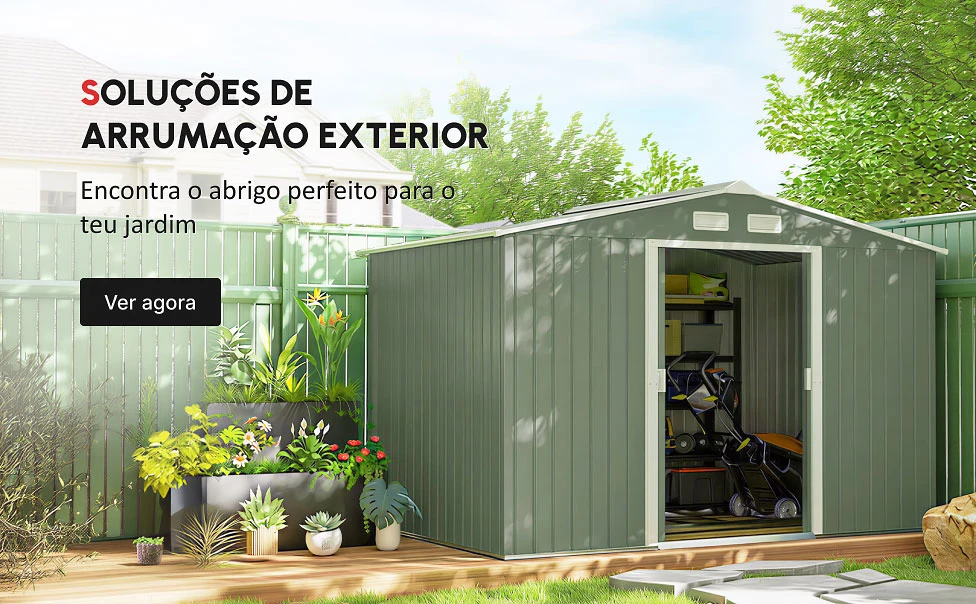 Encontra o abrigo perfeito para o teu jardim