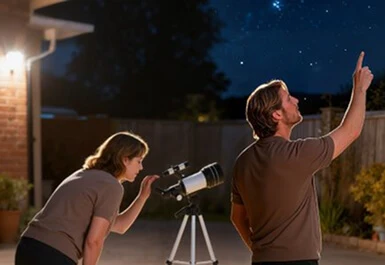 Tens um telescópio e ainda não o usaste?