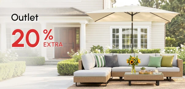 Outlet
20% EXTRA