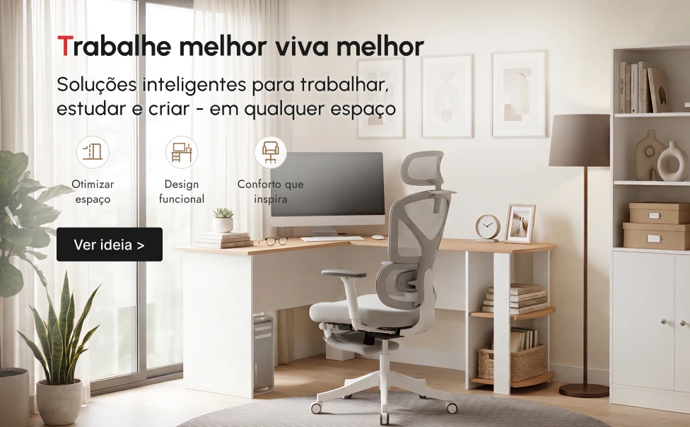 Soluções inteligentes para trabalhar, estudar e criar - em qualquer espaço