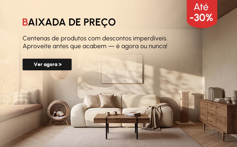 Centenas de produtos com descontos imperdíveis. 
Aproveite antes que acabem — é agora ou nunca!