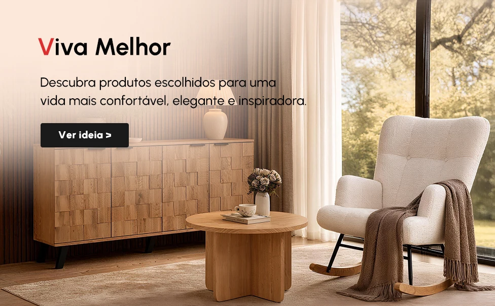 Descubra produtos escolhidos para uma vida mais confortável, elegante e inspiradora.