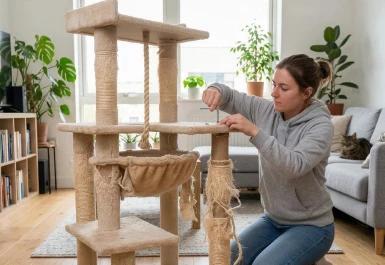 Como reparar um arranhador para gatos: guia completo