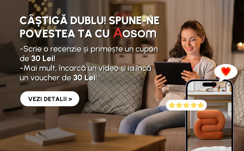 Câstiga dublu! Spune-ne povestea ta cu Aosom Câstiga dublu! Spune-ne povestea ta cu Aosom