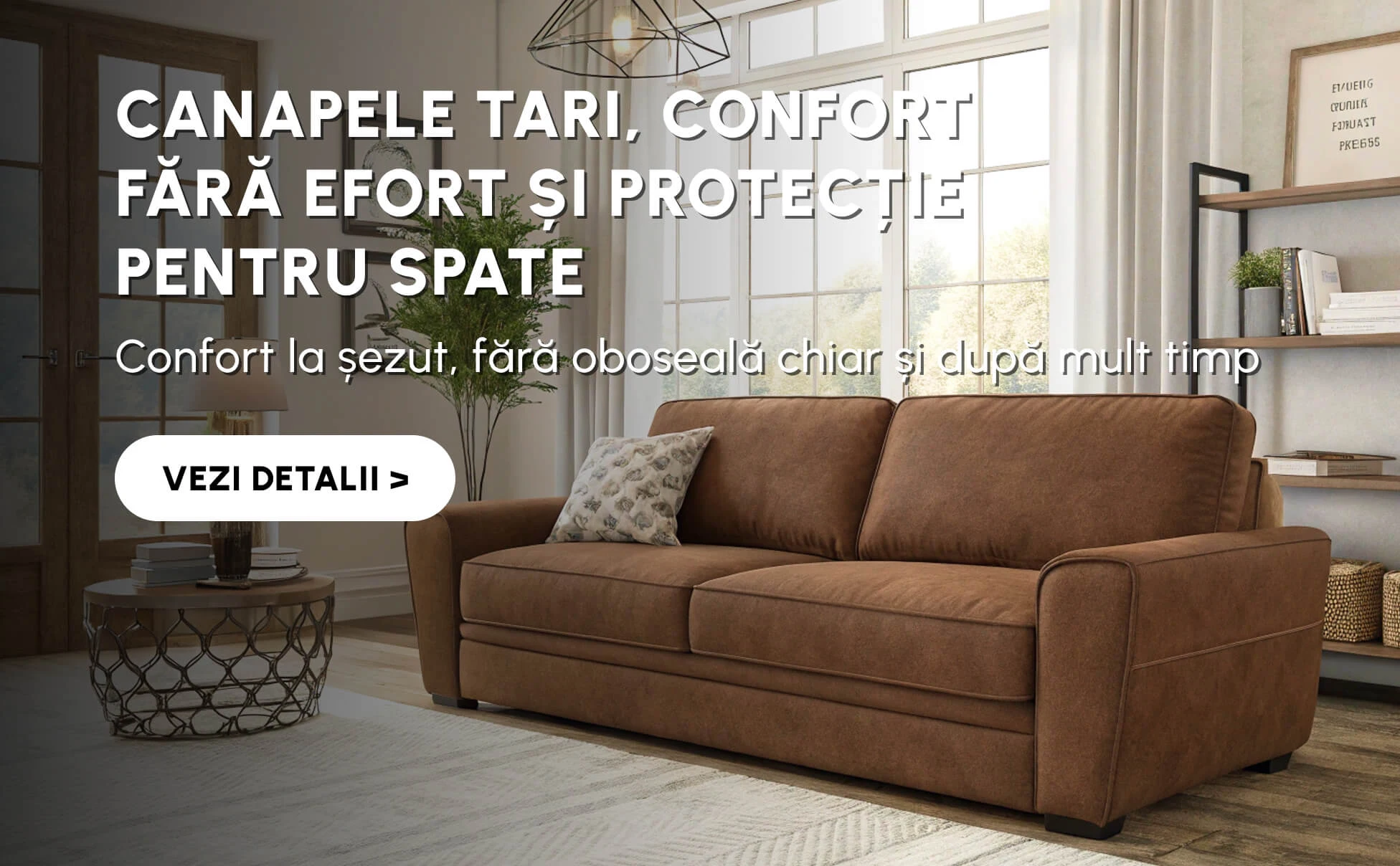 Confort la șezut, fără oboseală chiar și după mult timp