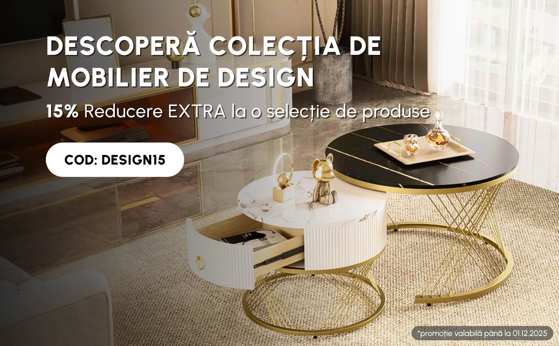 15% Reducere EXTRA la o selecție de produse