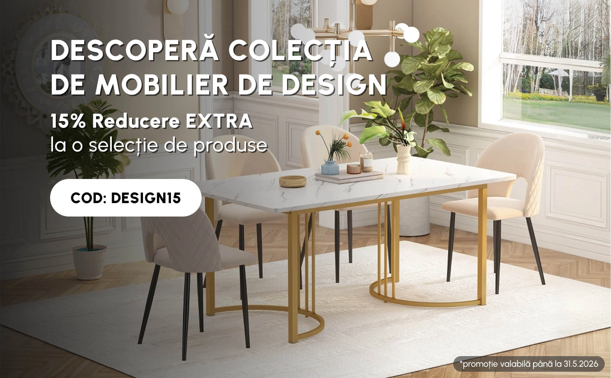 15% Reducere EXTRA la o selecție de produse
