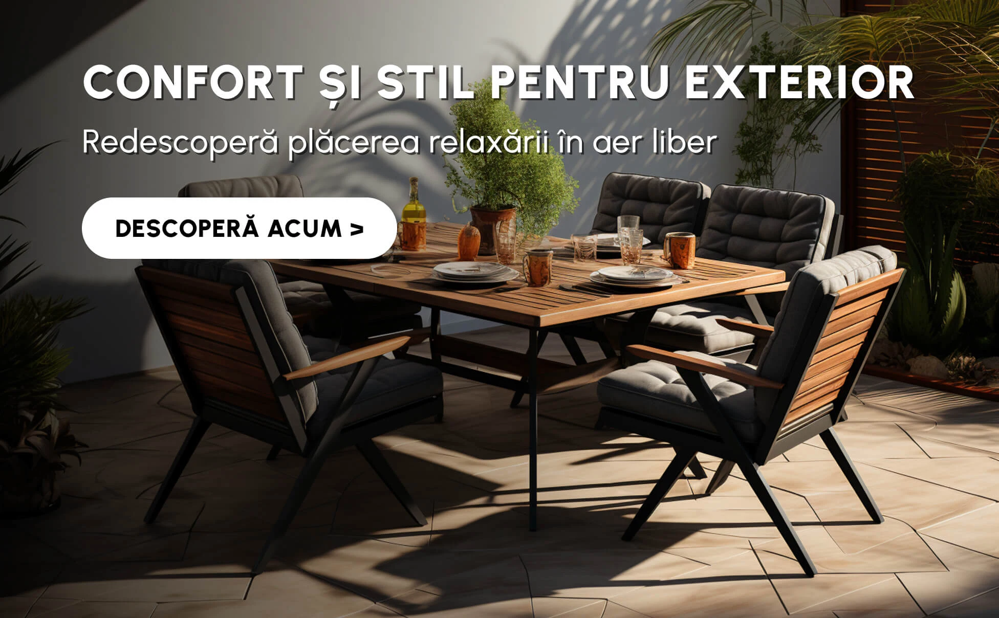 Redescoperă relaxarea în aer liber cu produse pentru exterior