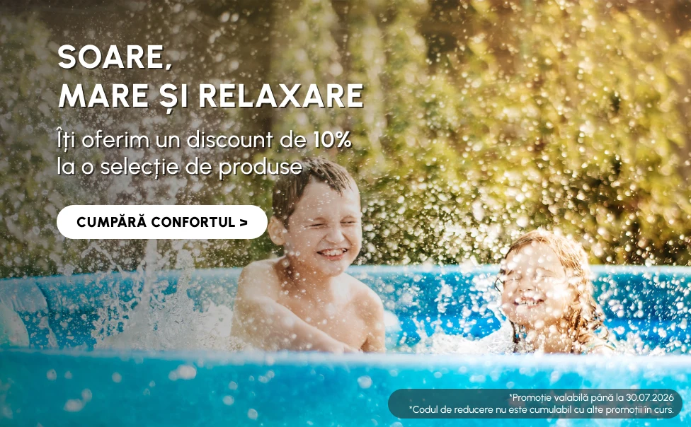 Profită de 10% reducere la o selectie de produse folosind codul PLAJA