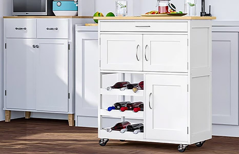 Rolling storage trolleys