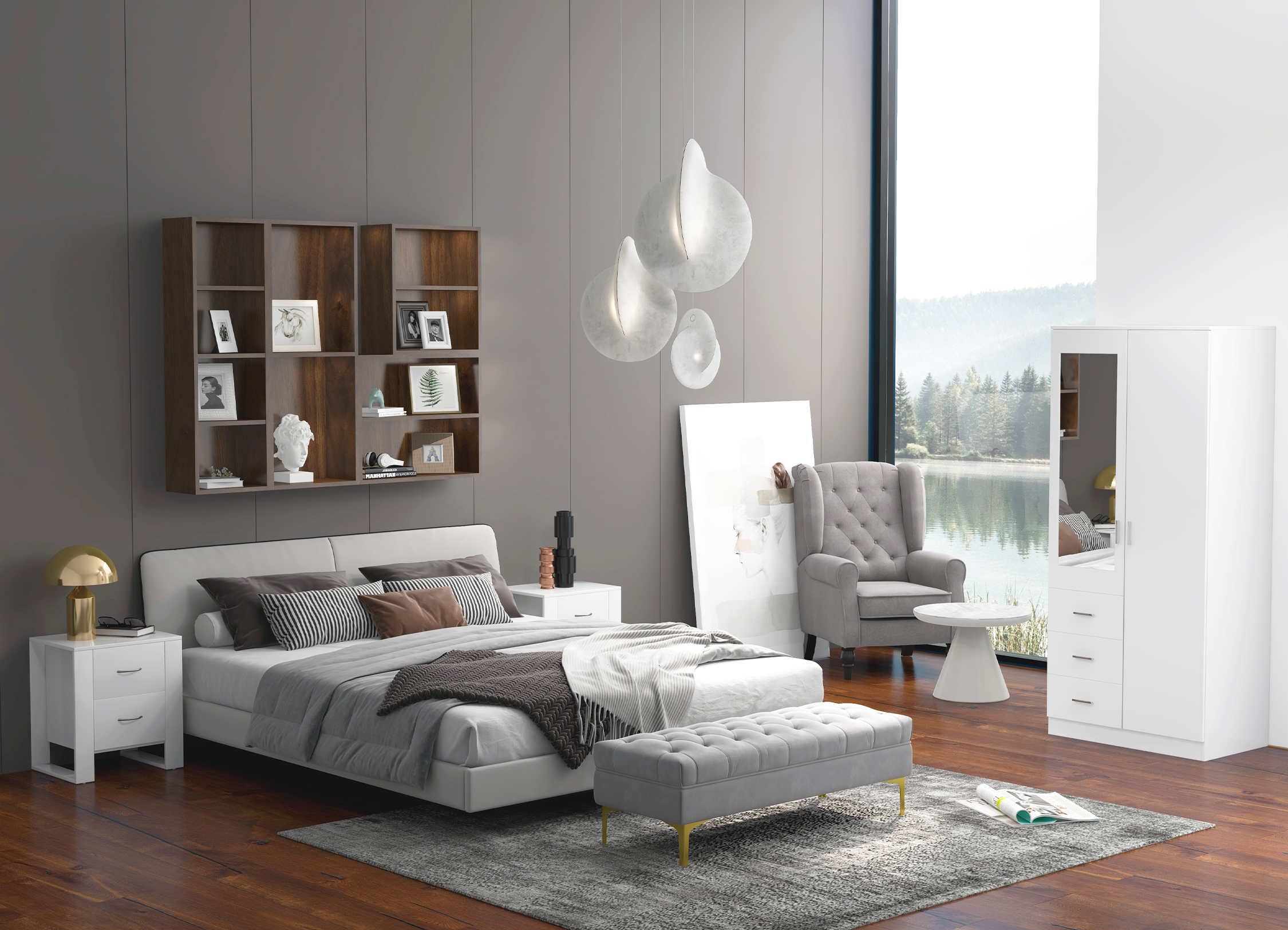 NORDIC BEDROOM FURNITURE FOR COZY COMFORT
