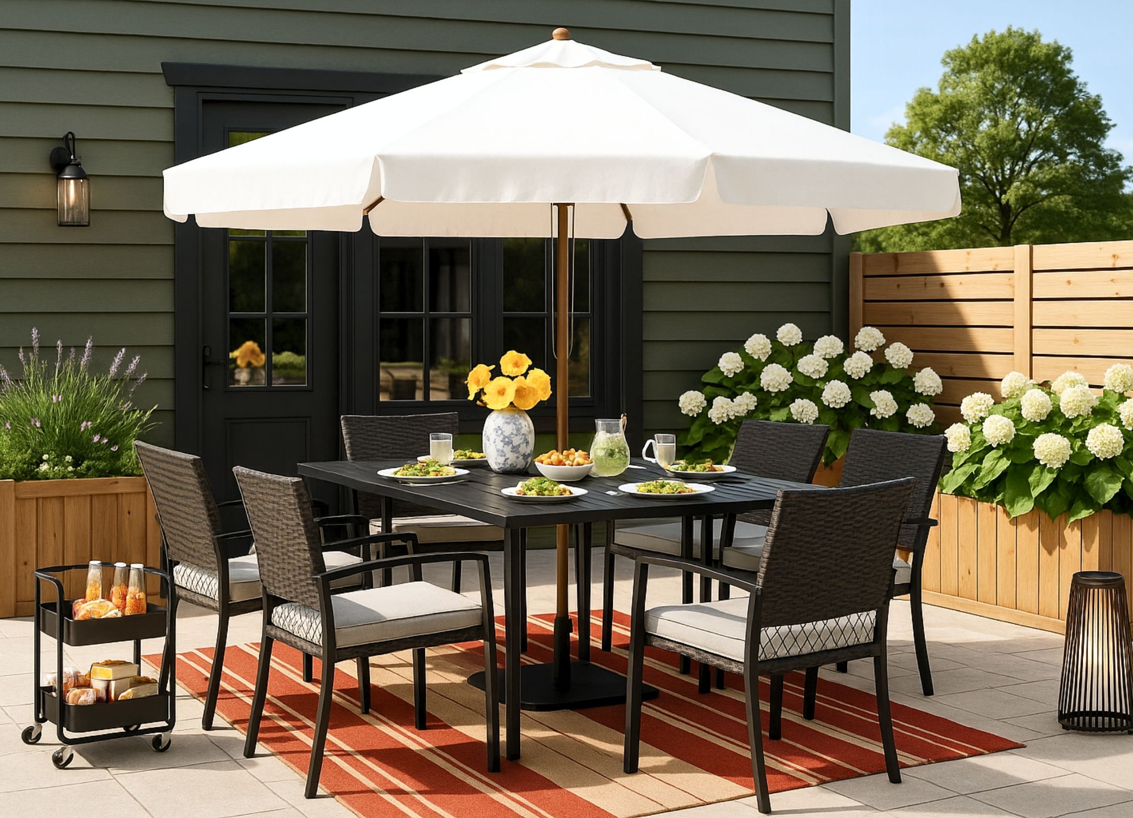 AFTERNOON BLISS IN THE GARDEN