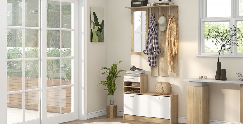 THREE-IN-ONE HALLWAY STORAGE SET