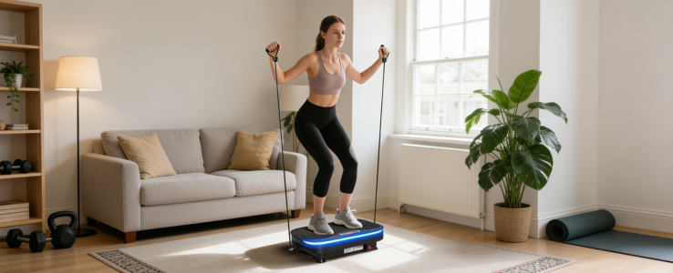 VIBRATION PLATE EXERCISE MACHINE