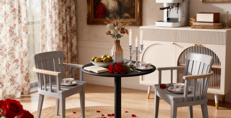 A round table, made for togetherness