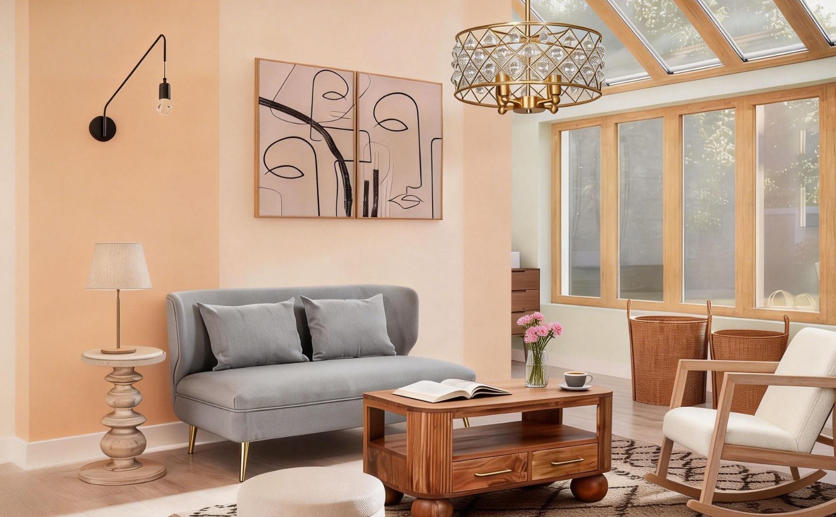 CHARMING AND INVITING LIVING ROOM