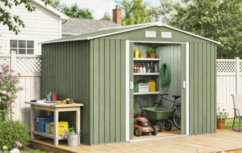 Professional 5.4m² metal sheds for large-scale storage