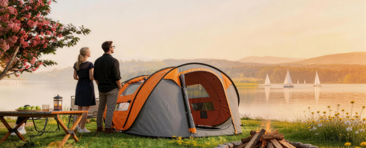 Pop-up camping tent