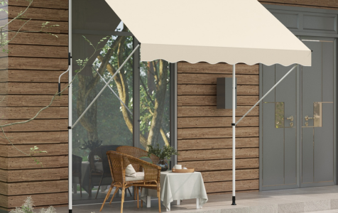 Self-supporting awning