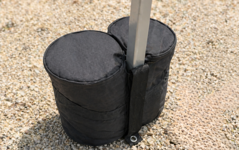 Weight bags — Stability on hard surfaces