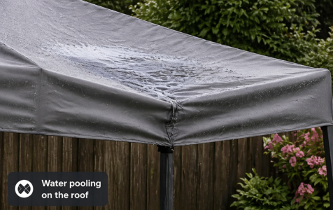 Suitable for light rain only